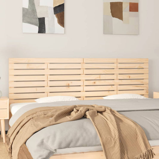 Solid Pine Wall Headboard - 206x3x63 cm - Rustic Elegance