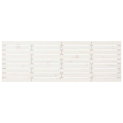 Solid Pine Wall Headboard - White, 206x3x63 cm