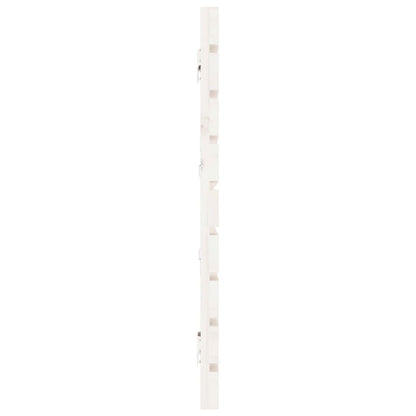 Solid Pine Wall Headboard - White, 206x3x63 cm