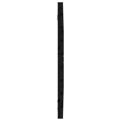 Solid Wood Pine Wall Headboard - Black, 96x3x63 cm