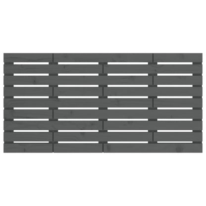 Solid Pine Grey Wall Headboard, 146x3x63 cm - Stylish Decor Piece