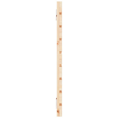 Solid Pine Wood Wall Headboard 156x3x63 cm - Natural Finish