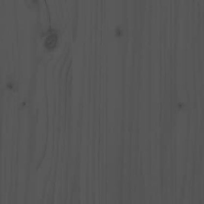 Solid Pine Wall Headboard - Grey, 156x3x63 cm