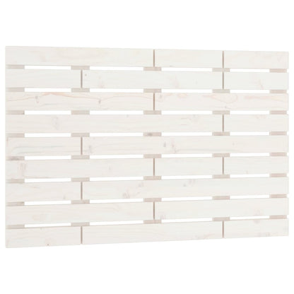 Solid Pine Wall Headboard, White, 81x3x63 cm - Elegant Bedroom Decor