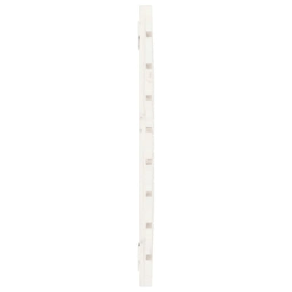 Solid Pine Wall Headboard, White, 81x3x63 cm - Elegant Bedroom Decor