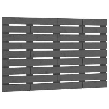 Solid Wood Pine Wall Headboard, Grey 81x3x63 cm - Stylish & Durable
