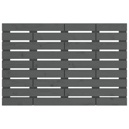 Solid Wood Pine Wall Headboard, Grey 81x3x63 cm - Stylish & Durable
