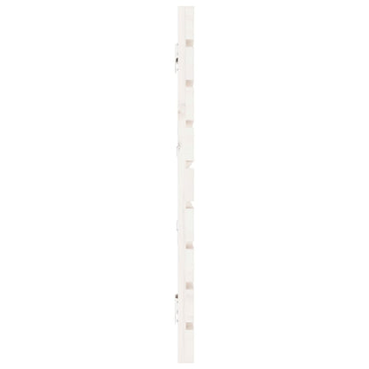 Solid Pine Wall Headboard, White, 166x3x63 cm