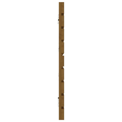 Solid Pine Honey Brown Wall Headboard - 166x3x63 cm