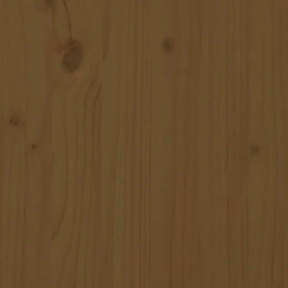 Solid Pine Wall Headboard, Honey Brown 127.5x3x80 cm