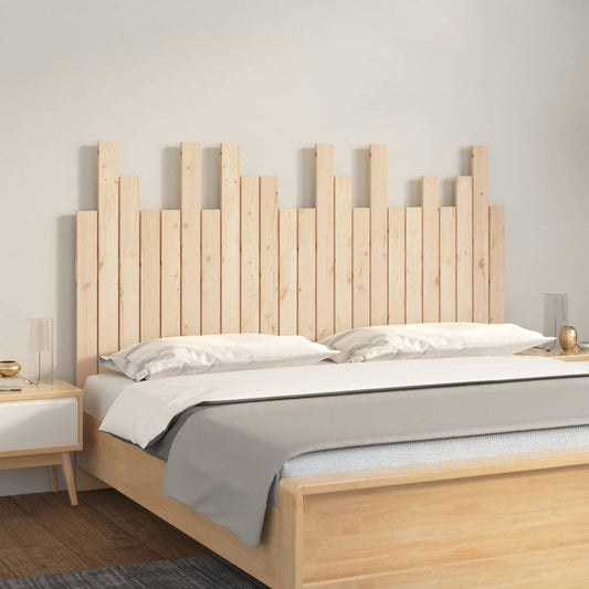 Solid Pine Wall Headboard 146.5x3x80 cm - Stylish & Durable