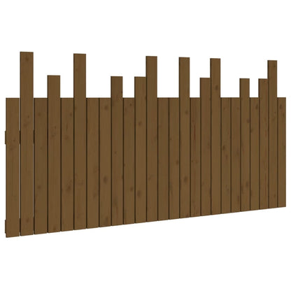 Solid Pine Wall Headboard in Honey Brown - 159.5x3x80 cm