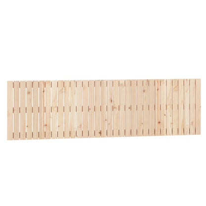 Solid Pine Wood Wall Headboard - 204x3x60 cm