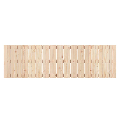 Solid Pine Wood Wall Headboard - 204x3x60 cm