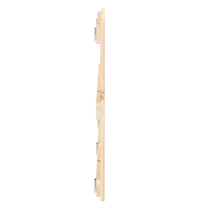 Solid Pine Wood Wall Headboard - 204x3x60 cm