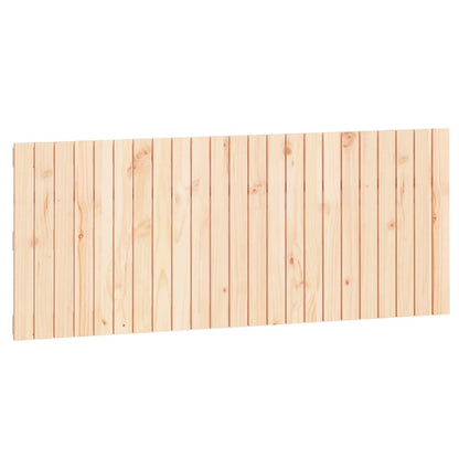 Solid Pine Wood Wall Headboard 147x3x60 cm | Rustic Charm
