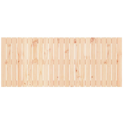 Solid Pine Wood Wall Headboard 147x3x60 cm | Rustic Charm