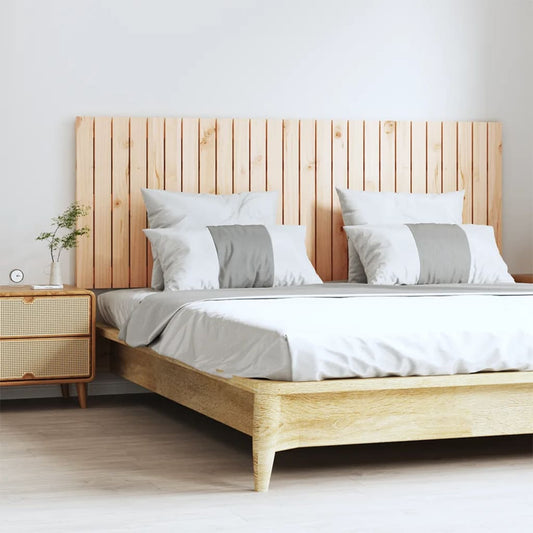 Solid Pine Wall Headboard 166x3x60 cm - Rustic Charm for Your Bedroom