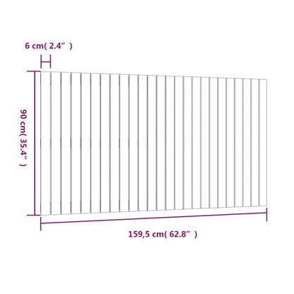 Solid Pine Wall Headboard 159.5x90 cm – Stylish & Durable Decor