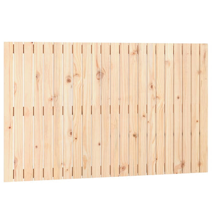 Solid Pine Wood Wall Headboard 140x3x90 cm - Rustic Charm
