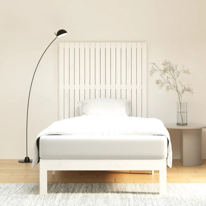Solid Pine Wall Headboard - White, 108x3x110 cm