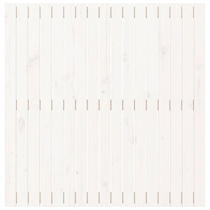 Solid Pine Wall Headboard - White, 108x3x110 cm