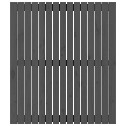 Solid Pine Grey Wall Headboard - 95.5x3x110 cm | Stylish & Durable