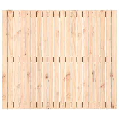 Solid Pine Wood Wall Headboard, 127.5x3x110 cm – Rustic Elegance