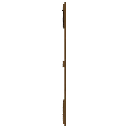 Solid Wood Pine Wall Headboard, Honey Brown, 146.5x3x110 cm