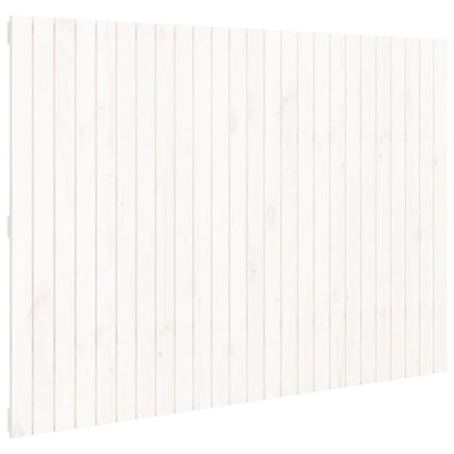 Solid Pine Wall Headboard - White, 159.5x3x110 cm