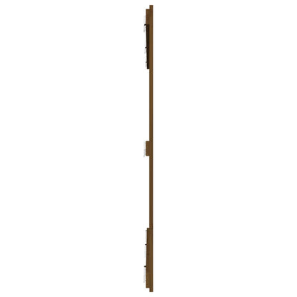 Solid Pine Wall Headboard - Honey Brown 159.5x3x110 cm