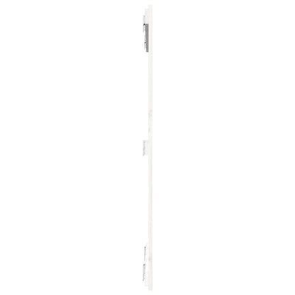 Solid Pine White Wall Headboard – 82.5x3x110 cm
