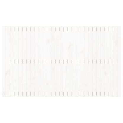 Solid Pine Wall Headboard, White, 185x3x110 cm
