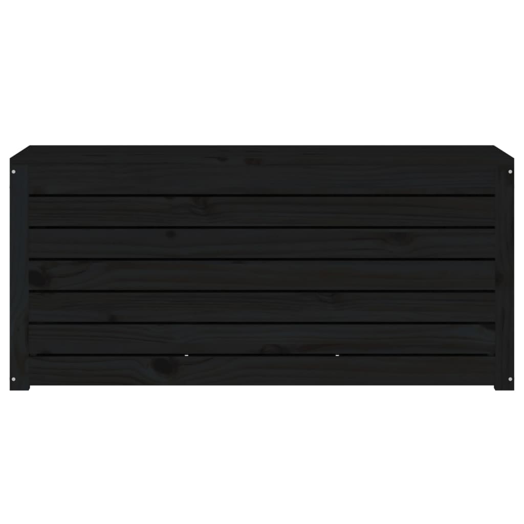 Solid Wood Pine Garden Box - Black 101x50.5x46.5 cm
