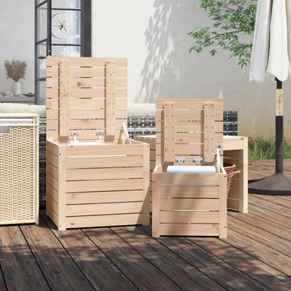 Solid Pine 3-Piece Garden Box Set – Durable Wood Planters