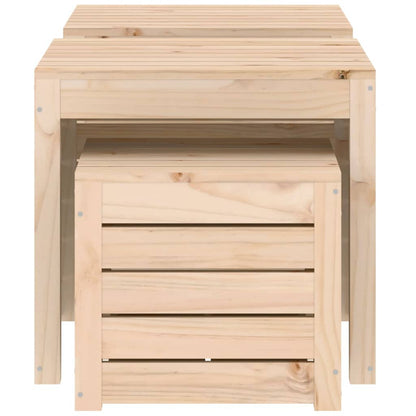 Solid Pine 3-Piece Garden Box Set – Durable Wood Planters