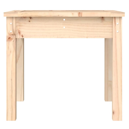Compact Solid Pine Garden Bench - 50x44x45 cm