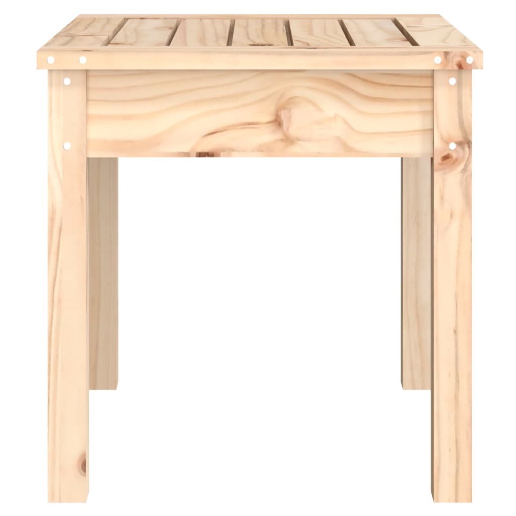 Compact Solid Pine Garden Bench - 50x44x45 cm