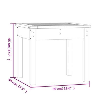 Solid Wood Douglas Garden Bench 50x44x45 cm - Stylish & Durable