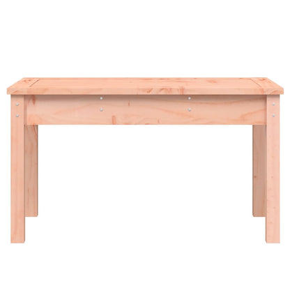Solid Wood Douglas Garden Bench, 80x44x45 cm - Natural Finish