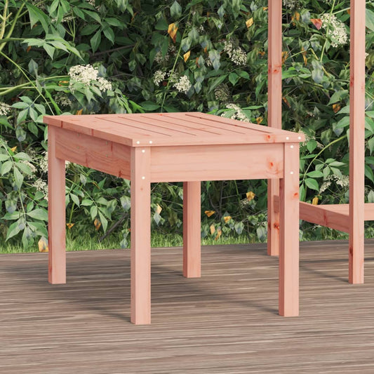Solid Wood Douglas Garden Bench, 80x44x45 cm - Natural Finish