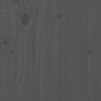 Solid Pine Garden Bench, Grey, 109x44x45 cm - Durable Outdoor Seating