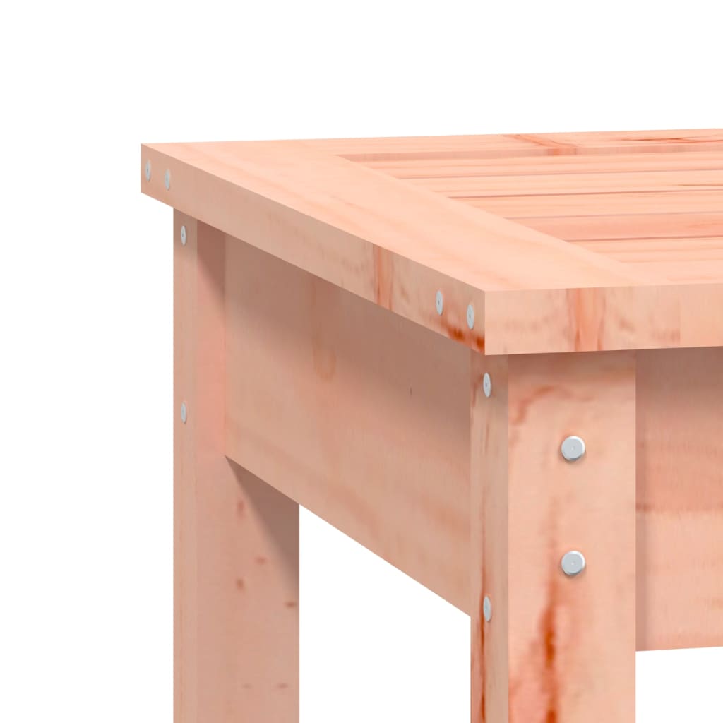 Solid Wood Douglas 2-Seater Garden Bench - 203.5x44x45 cm