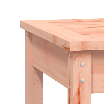 Solid Wood Douglas 2-Seater Garden Bench - 203.5x44x45 cm