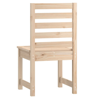 Solid Pine Garden Chairs Set of 2 - 50x48x91.5 cm