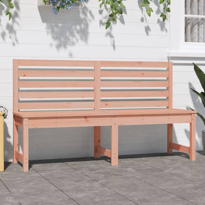 Solid Wood Douglas Garden Bench - 157.5 cm Weather-Resistant Design