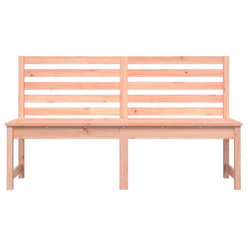 Solid Wood Douglas Garden Bench - 157.5 cm Weather-Resistant Design