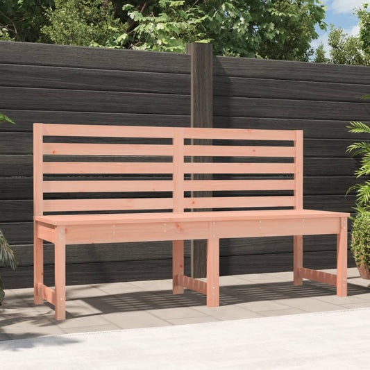 Solid Wood Douglas Garden Bench - 157.5 cm Weather-Resistant Design