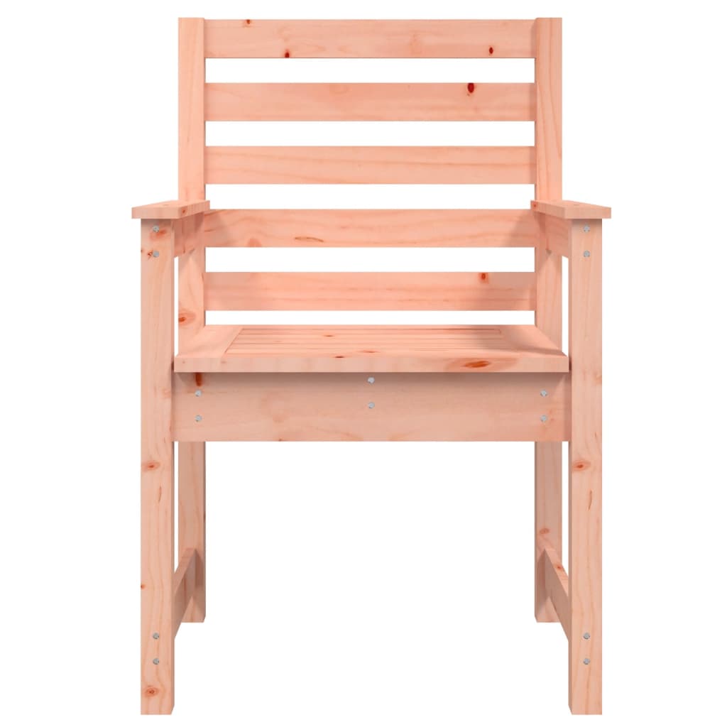 Solid Wood Douglas Garden Chairs Set - 2 pcs, 60x48x91cm
