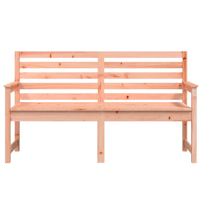 Solid Wood Douglas Garden Bench - 159.5x48x91.5 cm Outdoor Seating